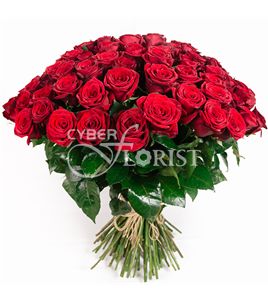 bouquet of 51 short stem roses. Moscow